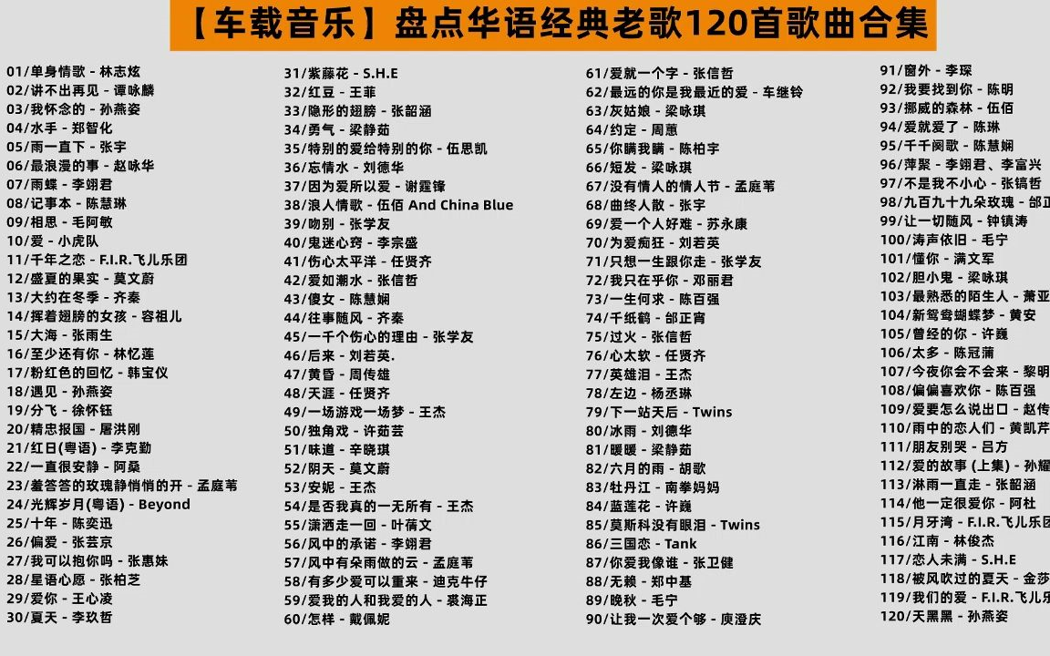 经典老歌曲五百首下载，重温黄金时代的旋律
