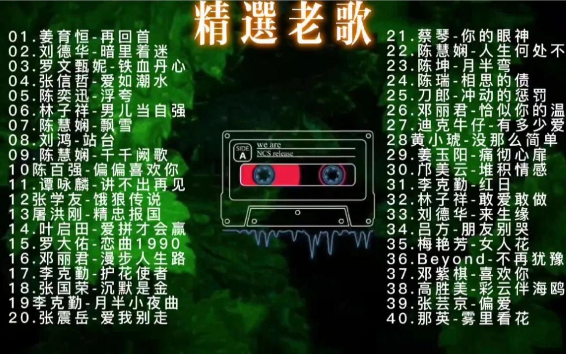 经典老歌曲五百首港台，回忆的音乐长廊