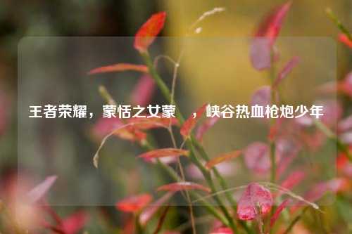 王者荣耀，蒙恬之女蒙犽，峡谷热血枪炮少年