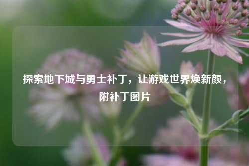 探索地下城与勇士补丁，让游戏世界焕新颜，附补丁图片