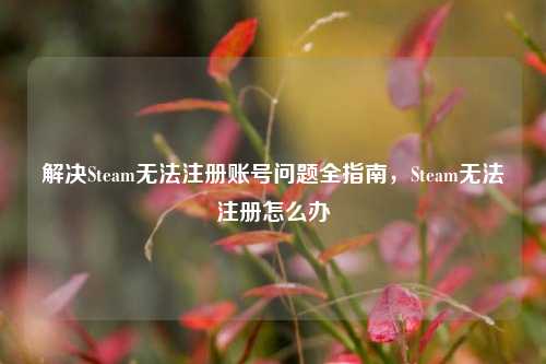 解决Steam无法注册账号问题全指南，Steam无法注册怎么办