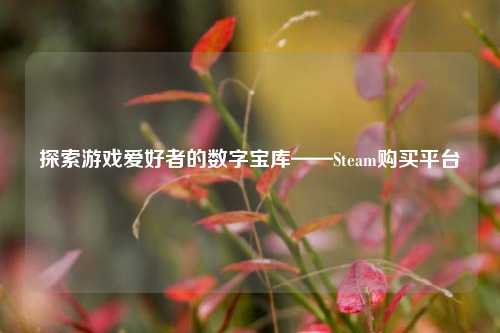 探索游戏爱好者的数字宝库——Steam购买平台