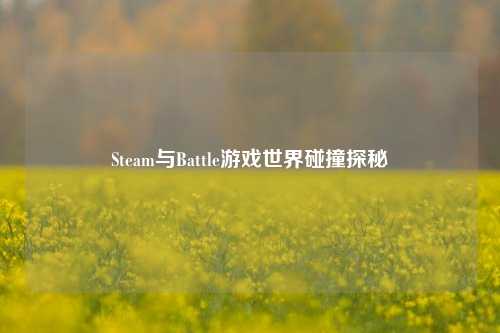 Steam与Battle游戏世界碰撞探秘