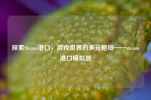 探索Steam港口,游戏世界的多元枢纽——steam港口模拟器