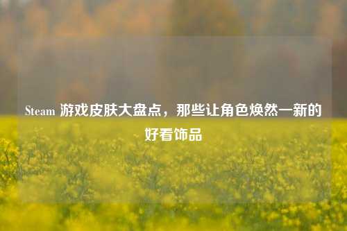 Steam 游戏皮肤大盘点,那些让角色焕然一新的好看饰品