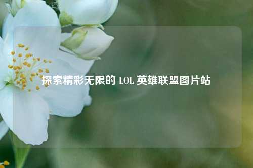 探索精彩无限的 LOL 英雄联盟图片站