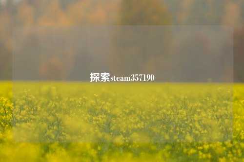 探索steam357190