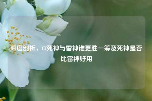深度剖析，Cf死神与雷神谁更胜一筹及死神是否比雷神好用