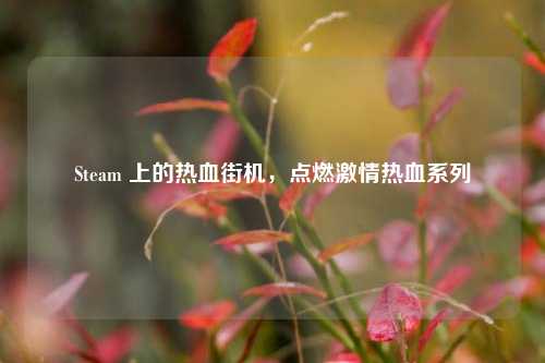 Steam 上的热血街机，点燃激情热血系列