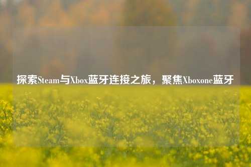 探索Steam与Xbox蓝牙连接之旅,聚焦Xboxone蓝牙