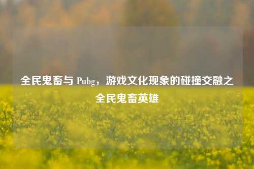 全民鬼畜与 Pubg，游戏文化现象的碰撞交融之全民鬼畜英雄