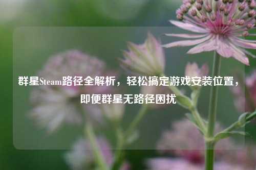 群星Steam路径全解析，轻松搞定游戏安装位置，即便群星无路径困扰