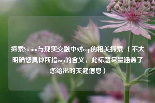 探索Steam与现实交融中对cap的相关探索 （不太明确您具体所指cap的含义，此标题尽量涵盖了您给出的关键信息）