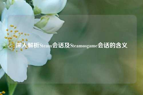 深入解析Steam会话及Steamosgame会话的含义