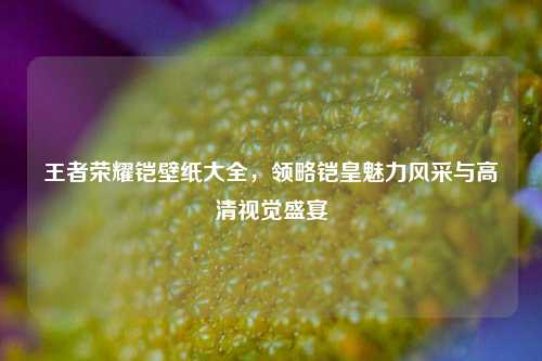 王者荣耀铠壁纸大全，领略铠皇魅力风采与高清视觉盛宴