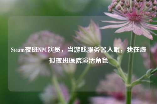 Steam夜班NPC演员,当游戏服务器入眠,我在虚拟夜班医院演活角色